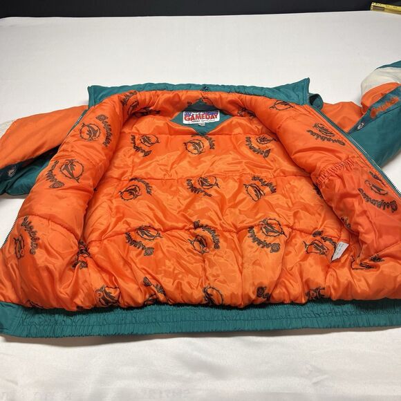 Vintage Miami Dolphins Jacket NFL Gameday Football - Picture 9 of 14